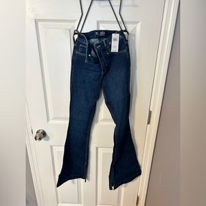Hollister size 00 high rise, vintage flare jeans